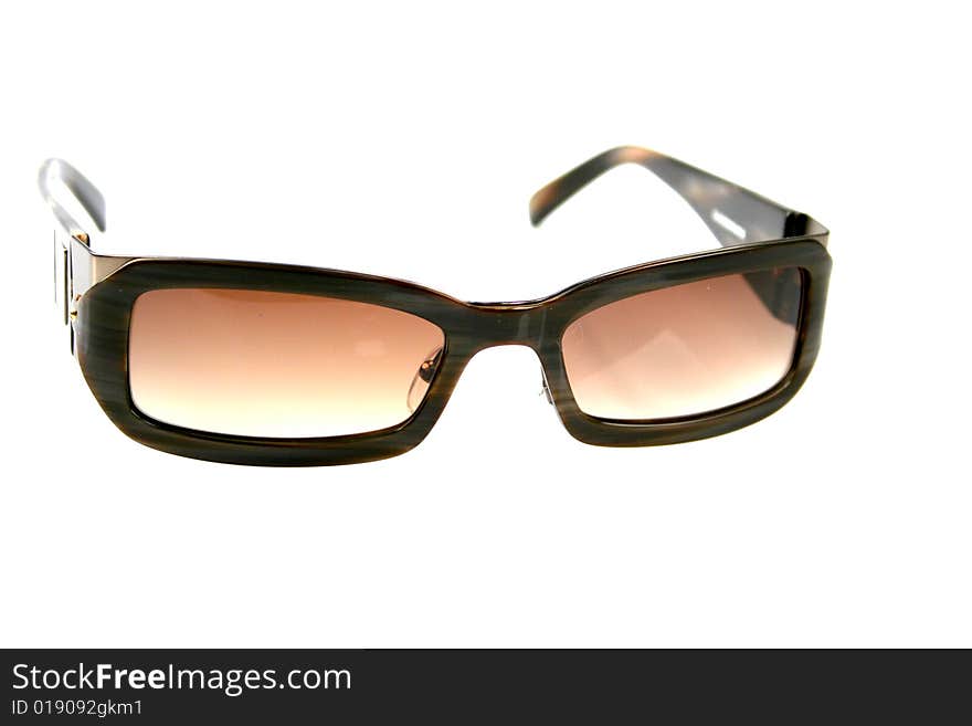 Photo of Brown Sunglasses isolated from white background