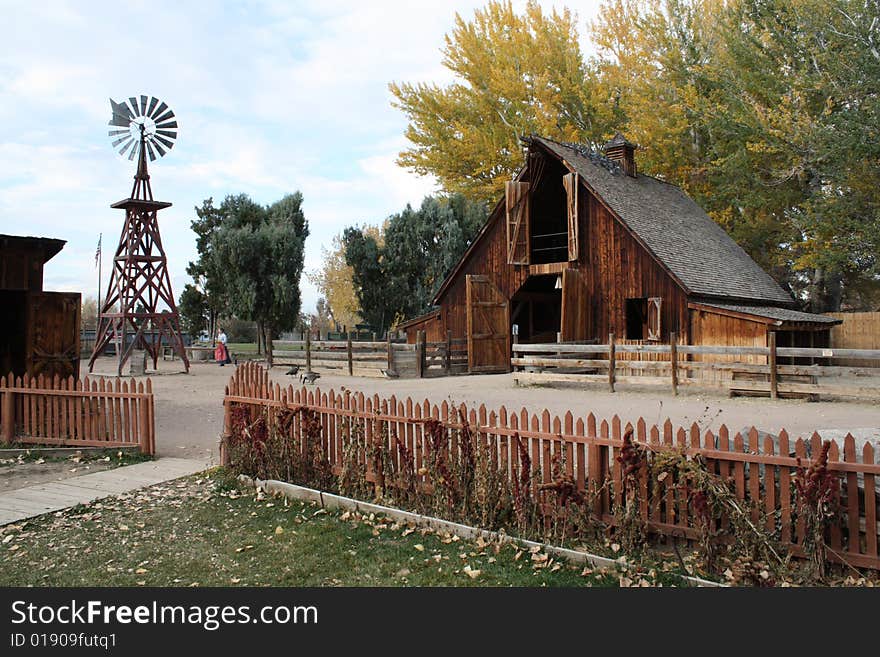 Historic old farm in colorado. Historic old farm in colorado