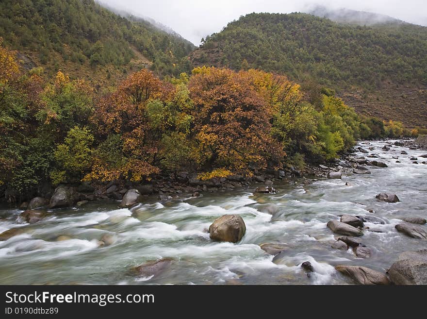 River in the mountains