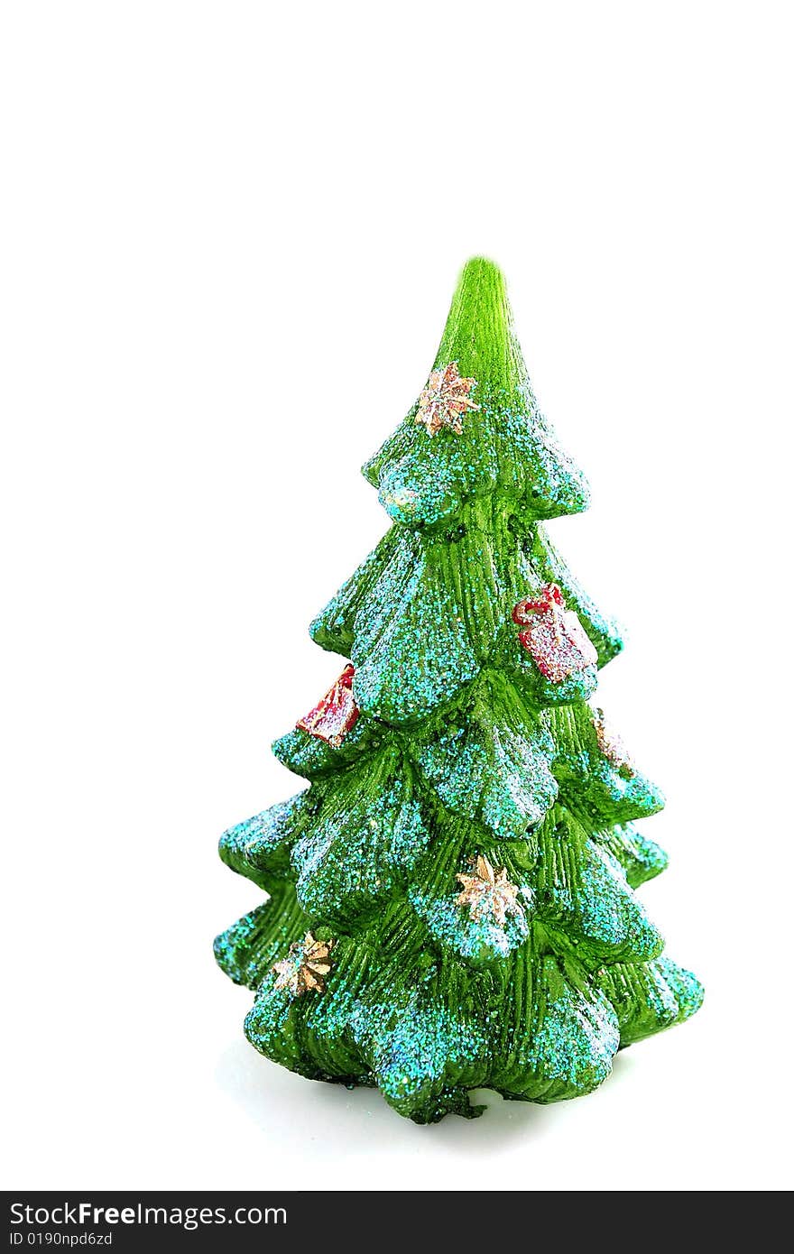 Xmas Tree Isolated On White