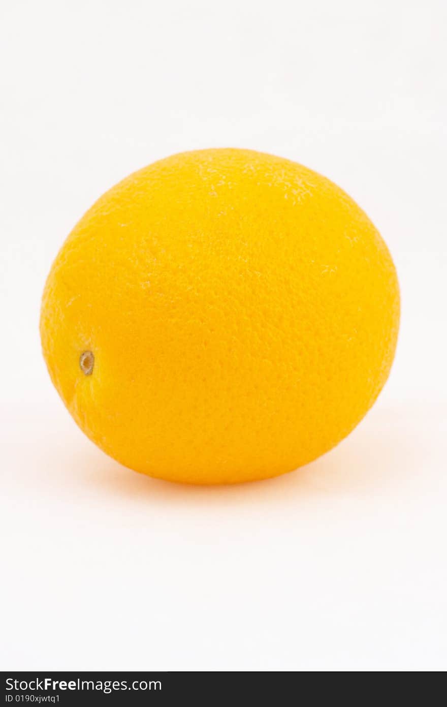 Orange on white background - isolated