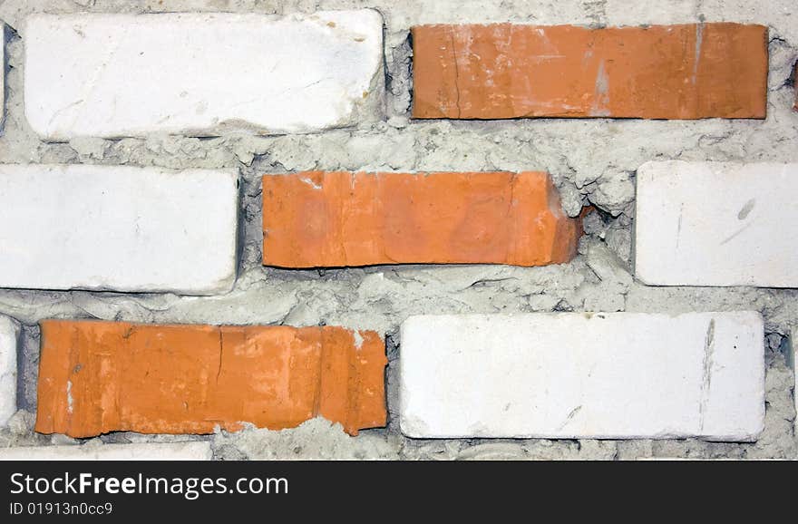 Abstract background with old brick wall.