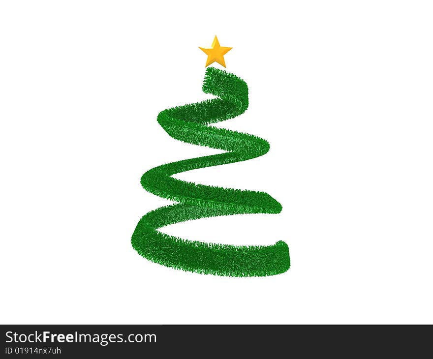 Stylized christmas tree