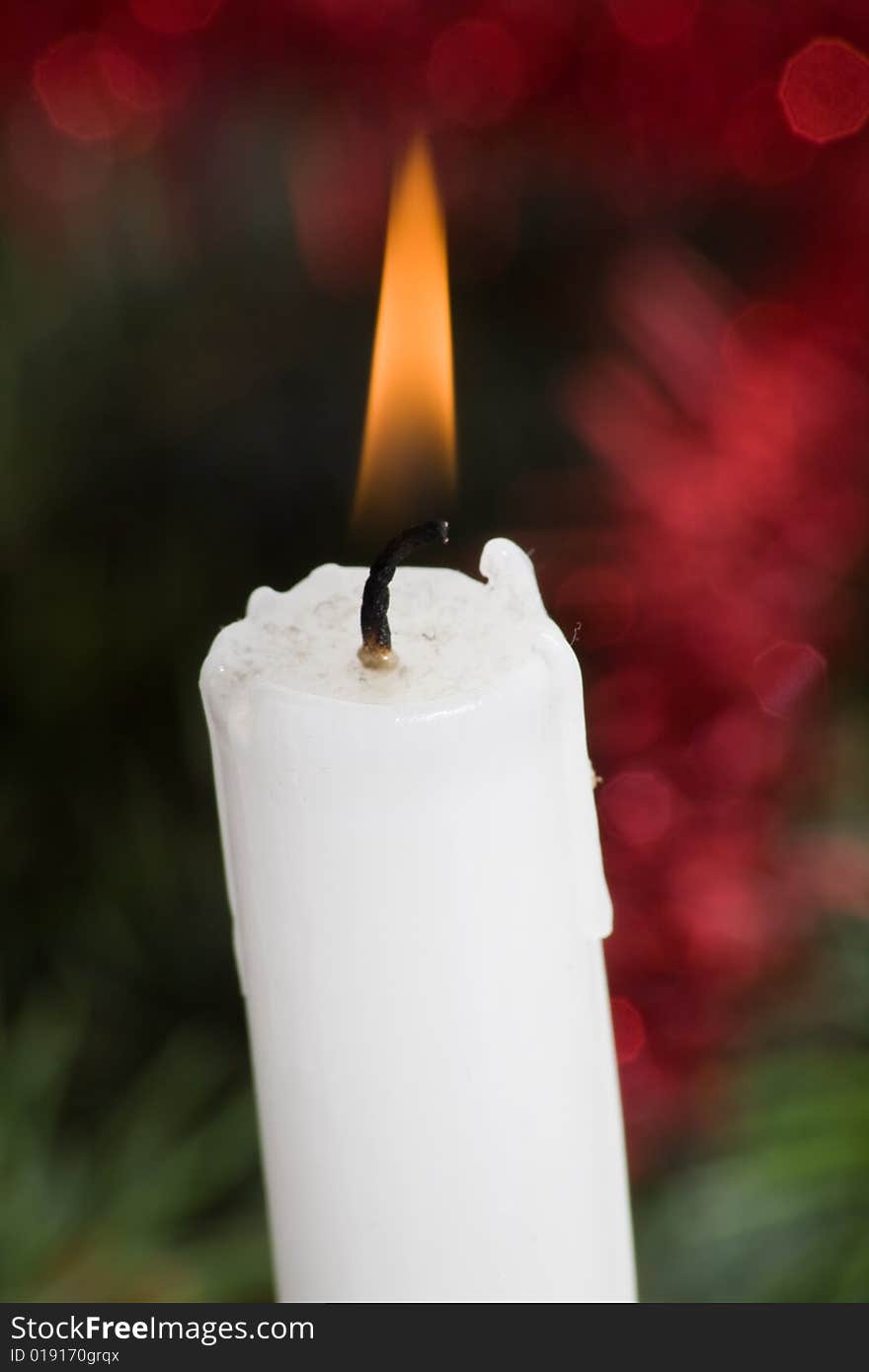 Christmas candle