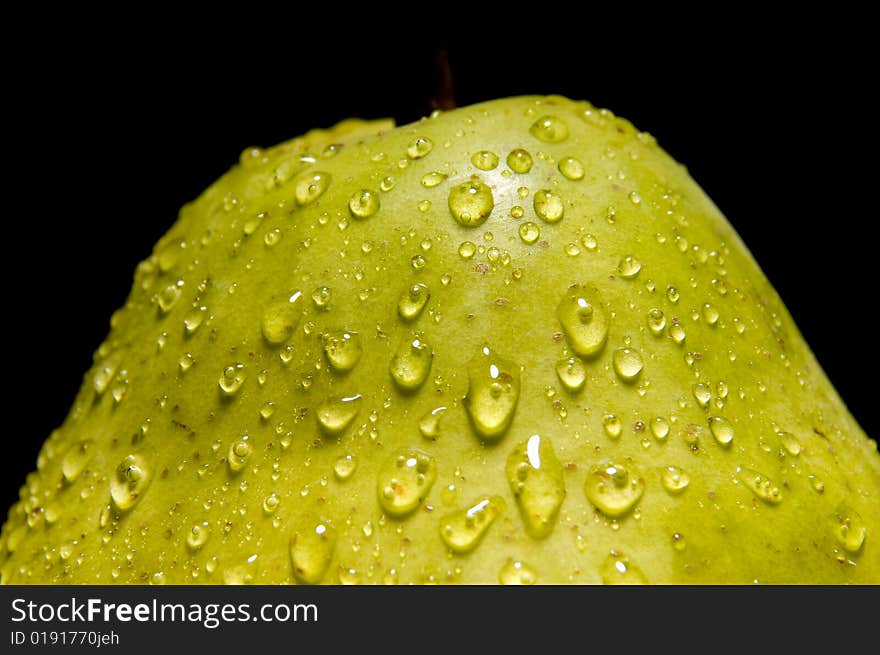 Wet pear