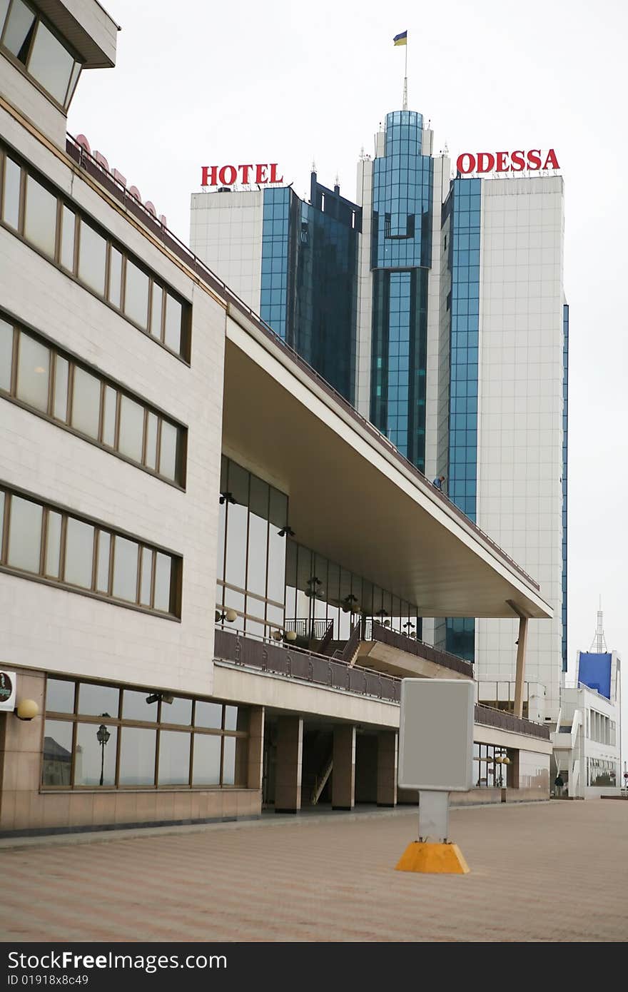 Sea port in Odessa, Ukraine