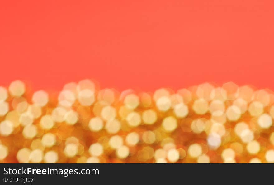 Background of circular reflections of Christmas lights. Background of circular reflections of Christmas lights