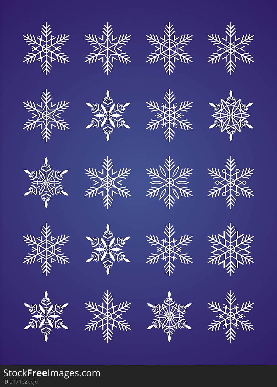 Christmas snowflakes 2