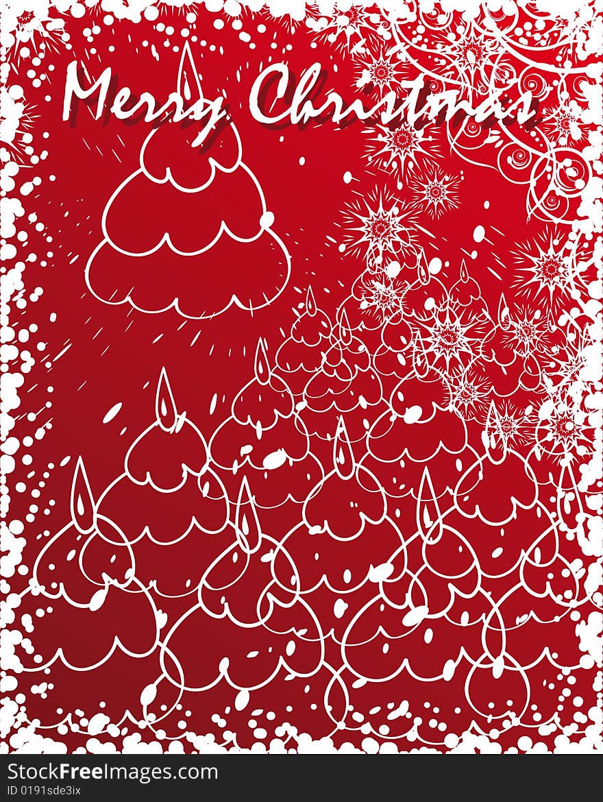 Merry Christmas' vector background for your design project