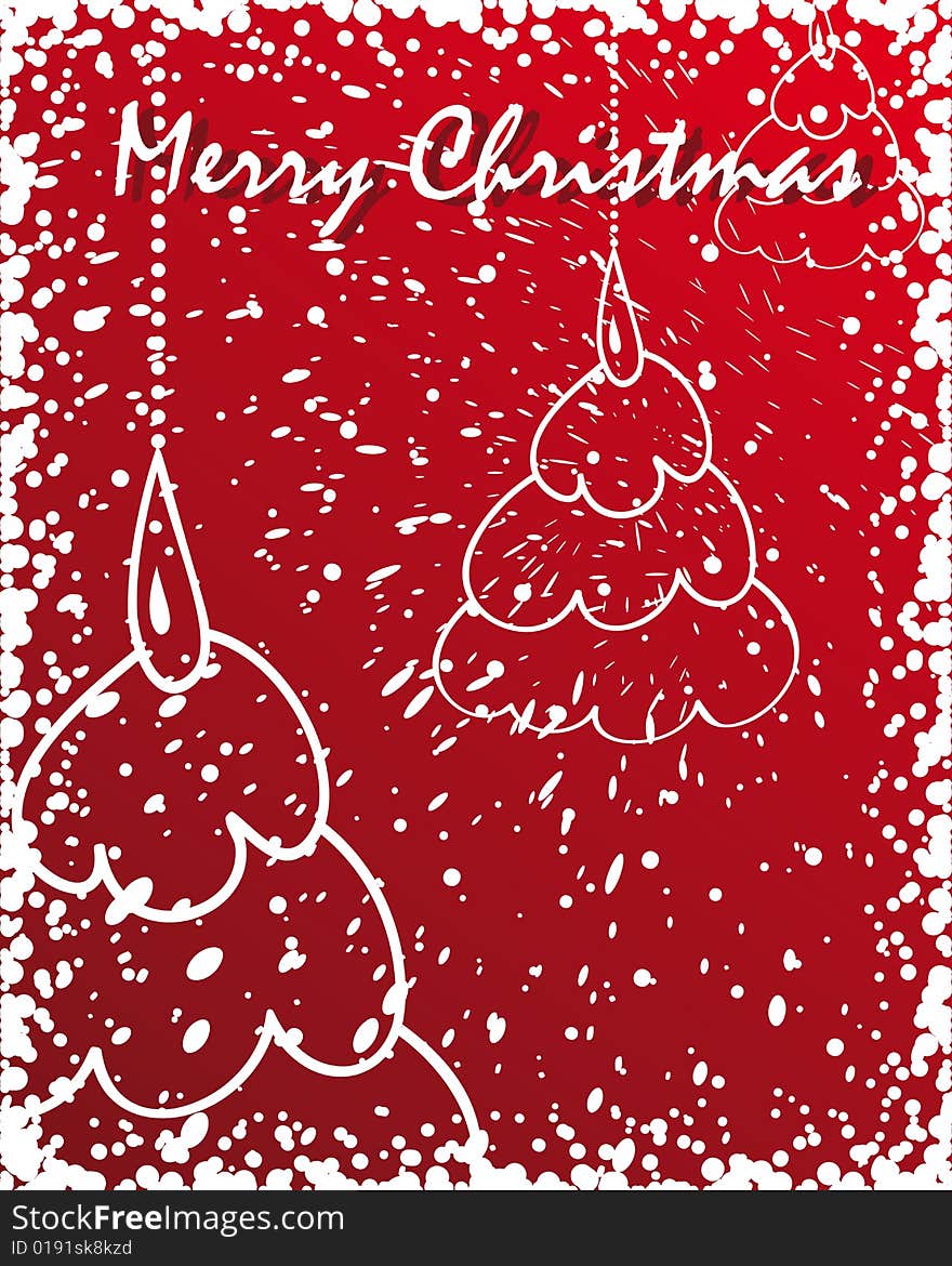 Merry Christmas' vector background for your design project