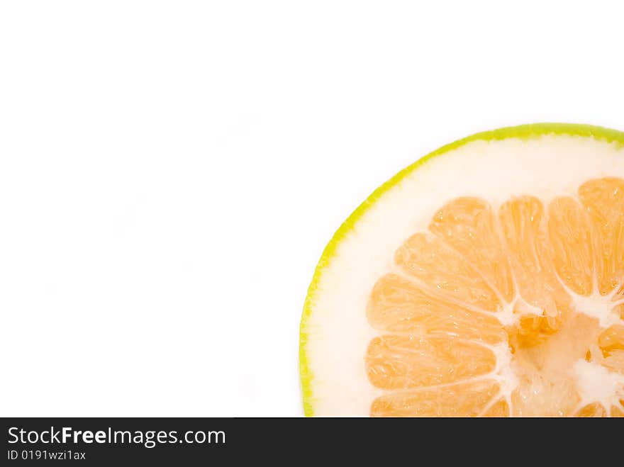 Citrus Fruits - green half sliced grapefruit also for background. Citrus Fruits - green half sliced grapefruit also for background