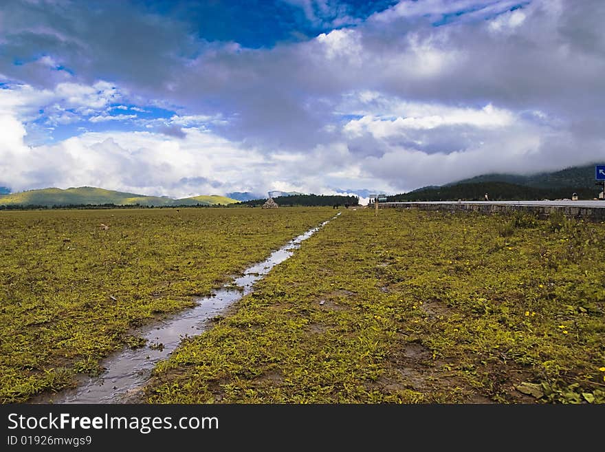 This is  beautiful chinese rural scenery