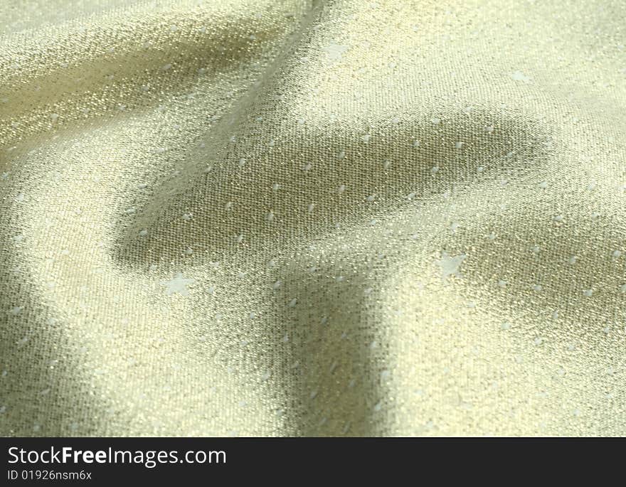 Light silk fabric texture closeup