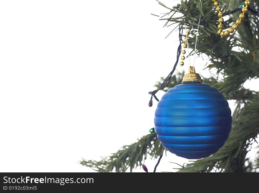 Christmas decoration isolated on a white background