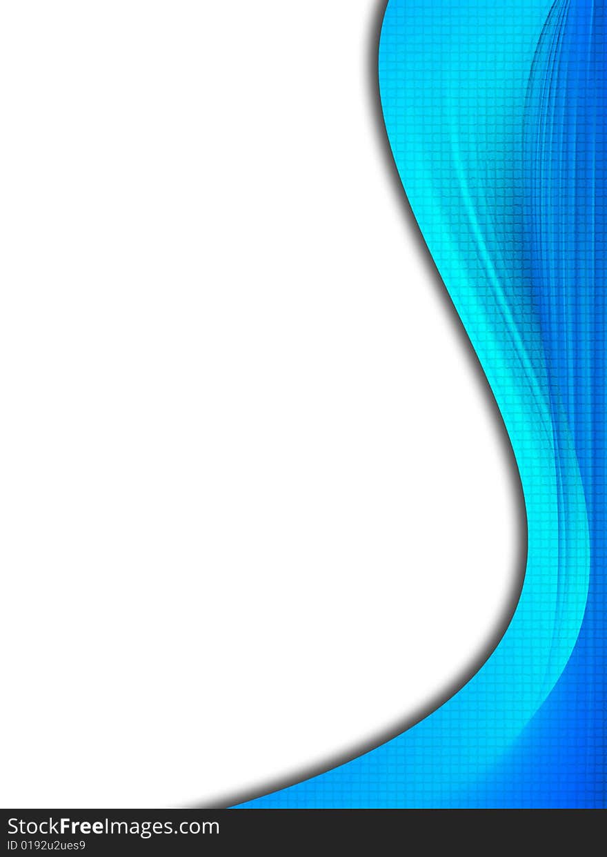 Blue background, dynamic waves with texture. Blue background, dynamic waves with texture