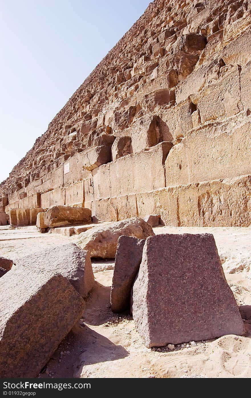 The pyramid near Cairo, Egypt