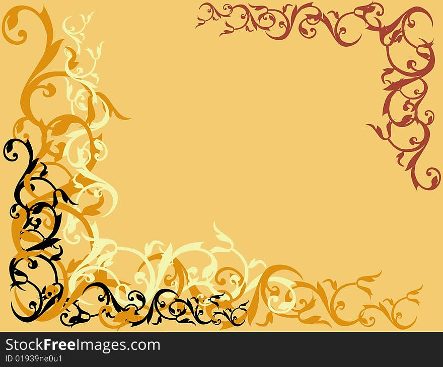 Abstract floral background