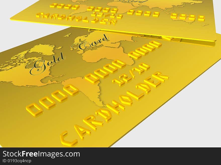 Gold Bank Card