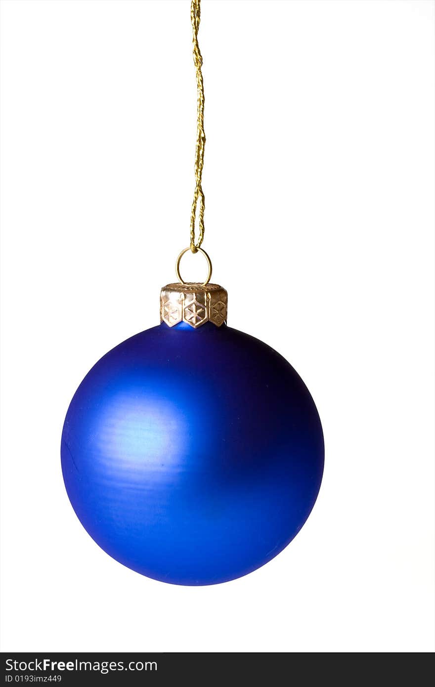 Christmas decoration on a white background