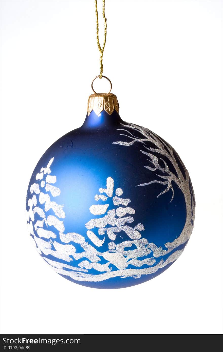 Christmas decoration on a white background