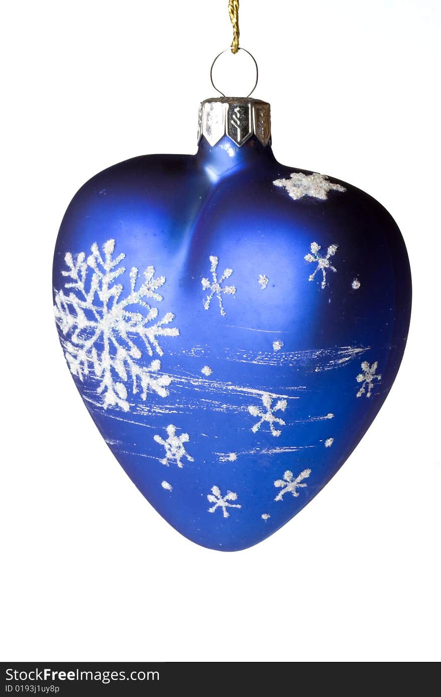 Christmas decoration on a white background