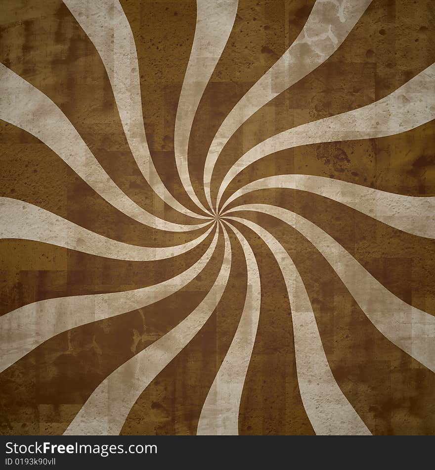 Abstract twirl background