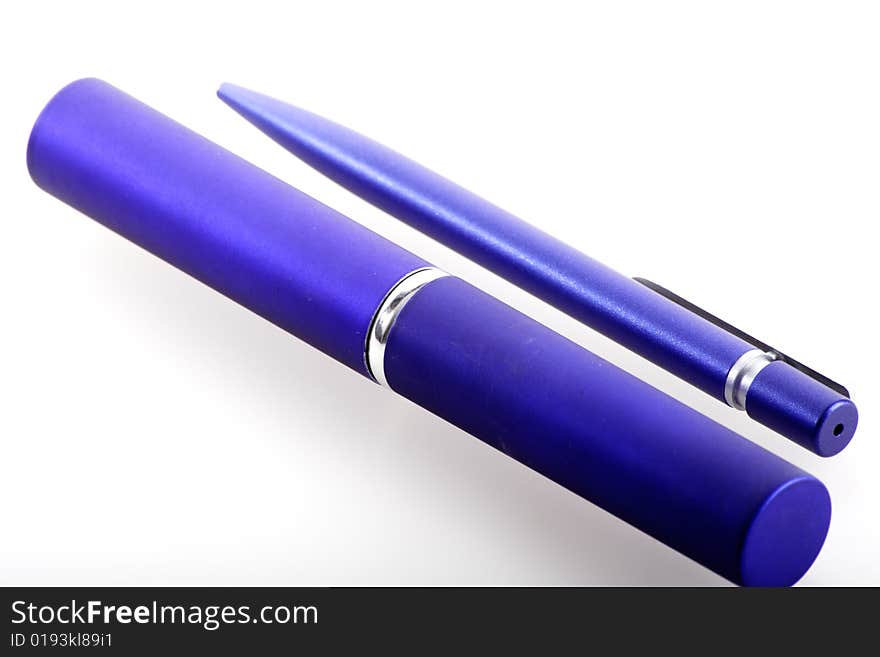 Blue pen