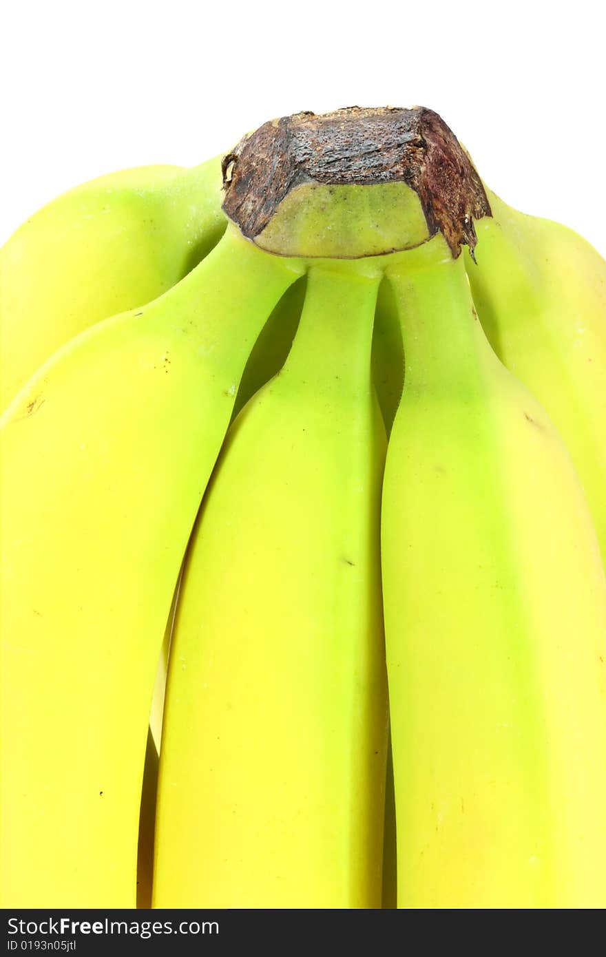 Bananas on a white background. Bananas on a white background.