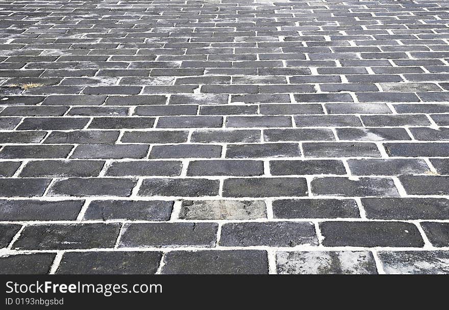 Ancient wall with gray bricks, old wall. Ancient wall with gray bricks, old wall