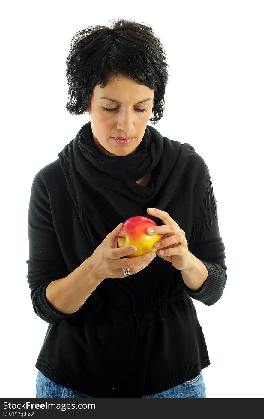 Woman With Apple