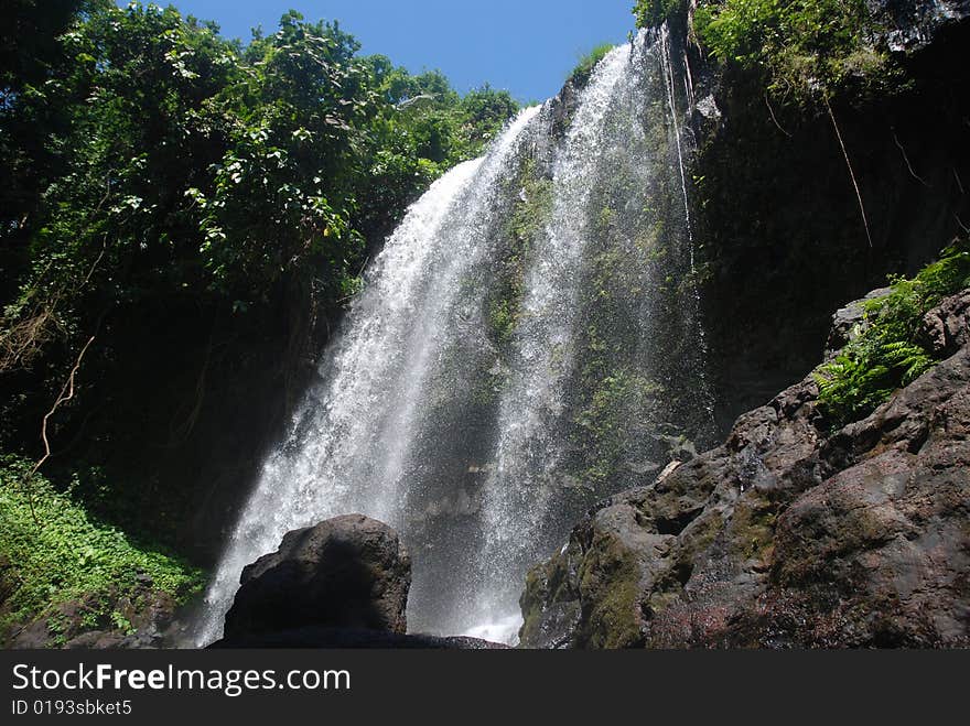 Waterfall in laos