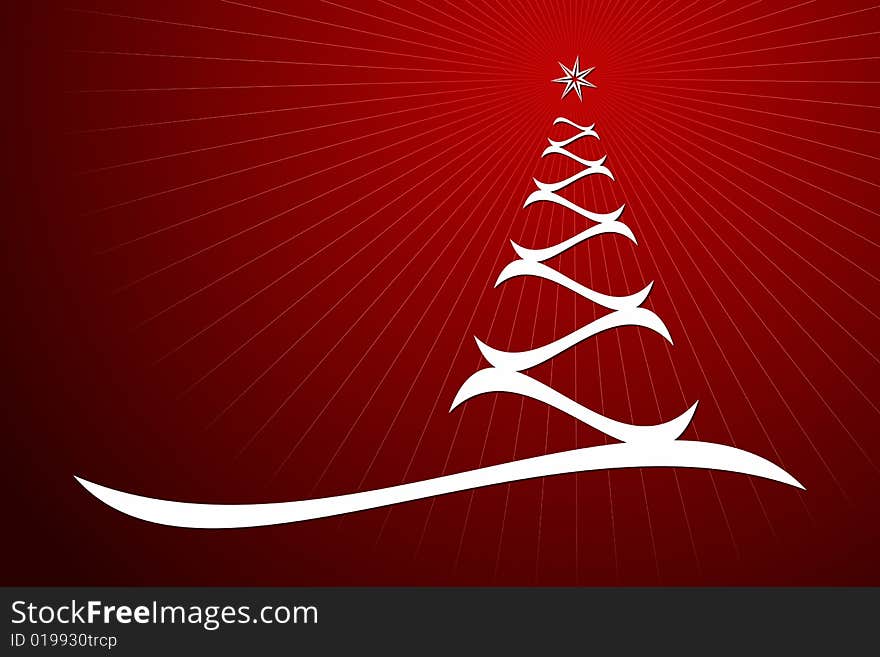 Vector illustration of Christmas Tree