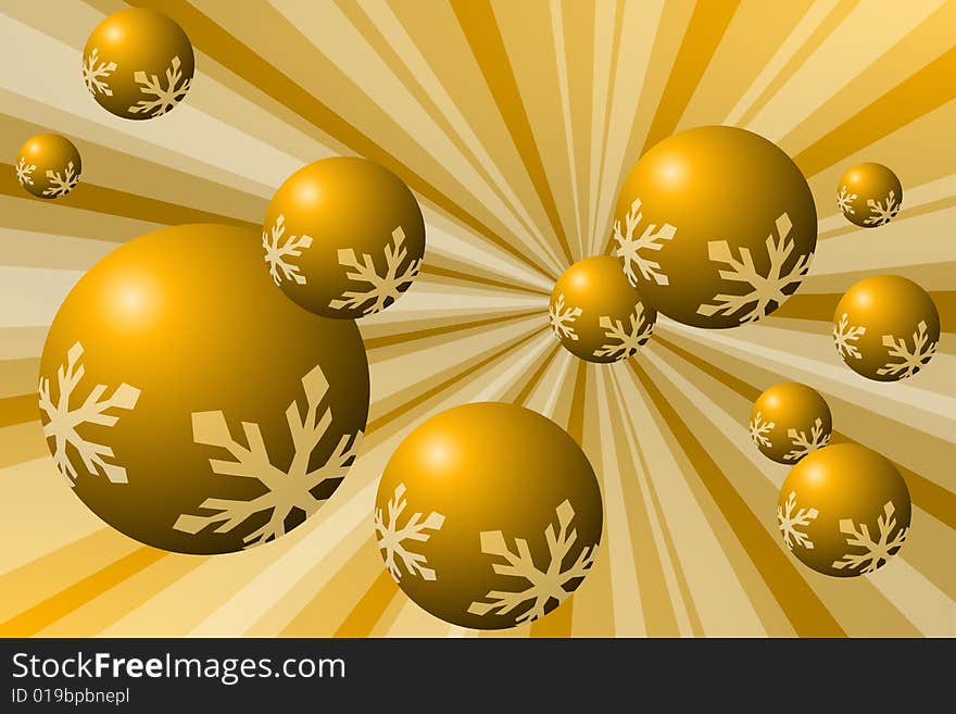 Vector illustration of Christmas Decoration