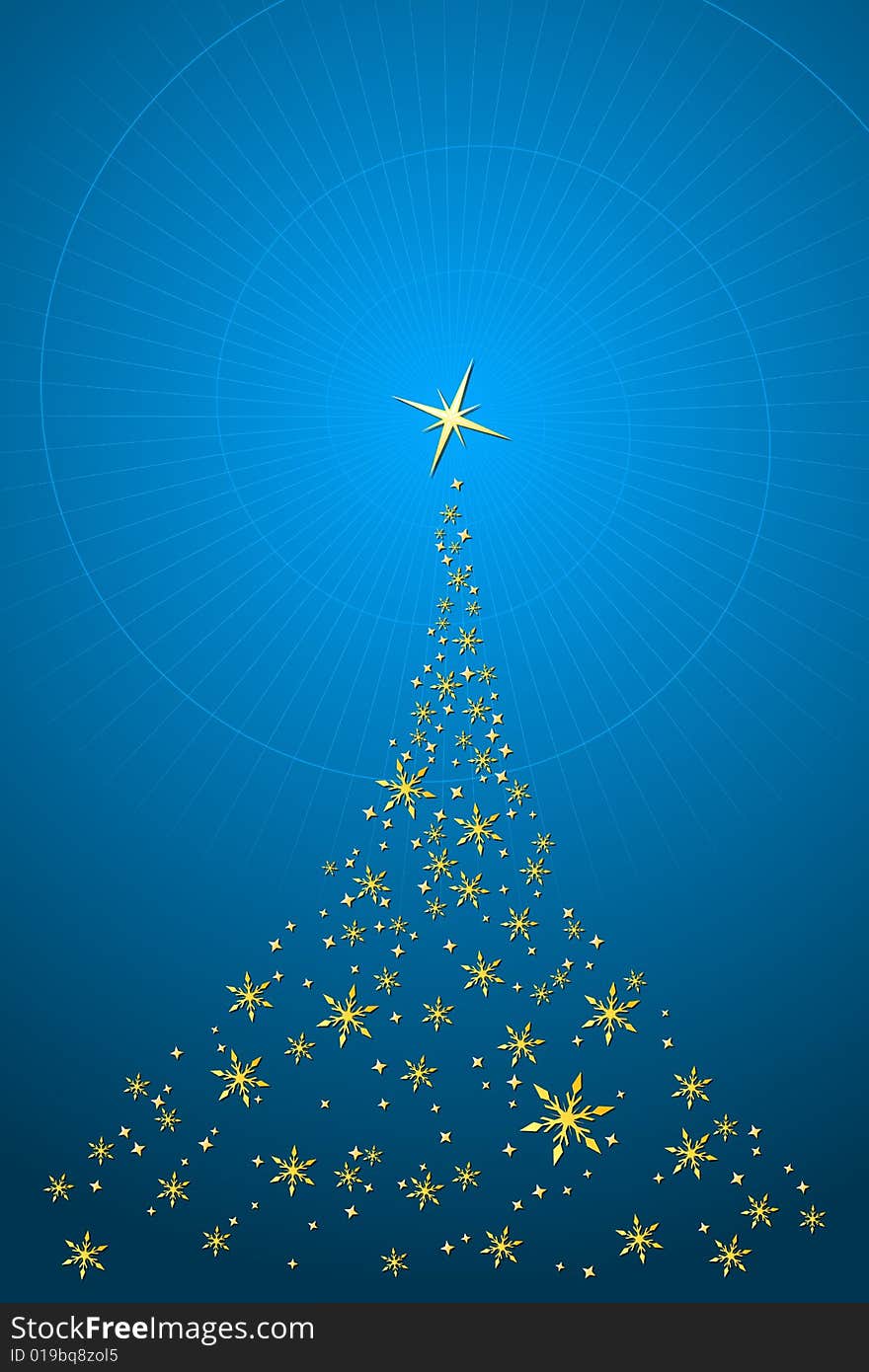 Vector illustration of Christmas Tree