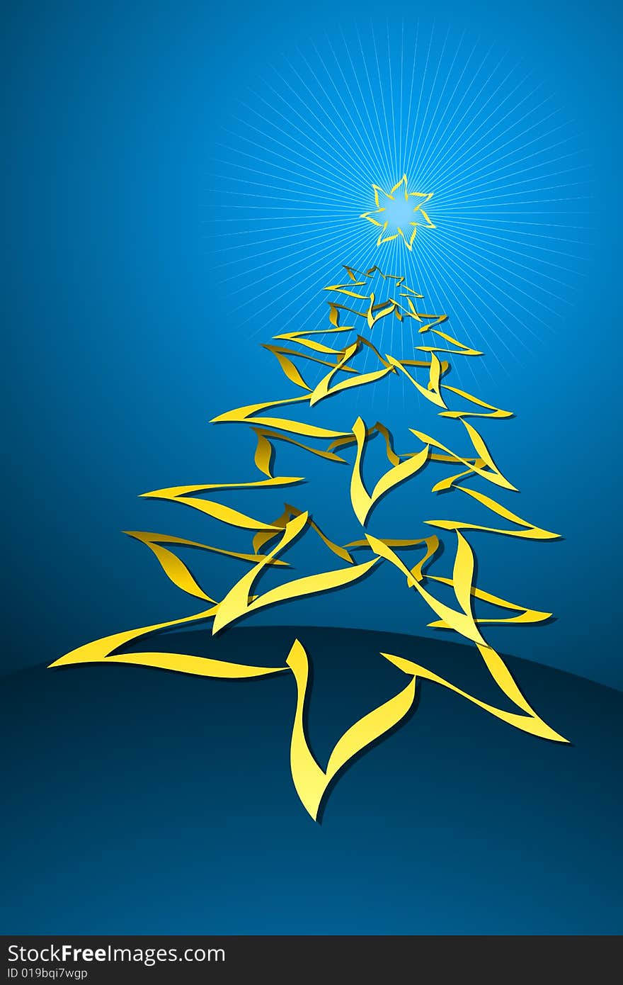 Vector illustration of Christmas Tree