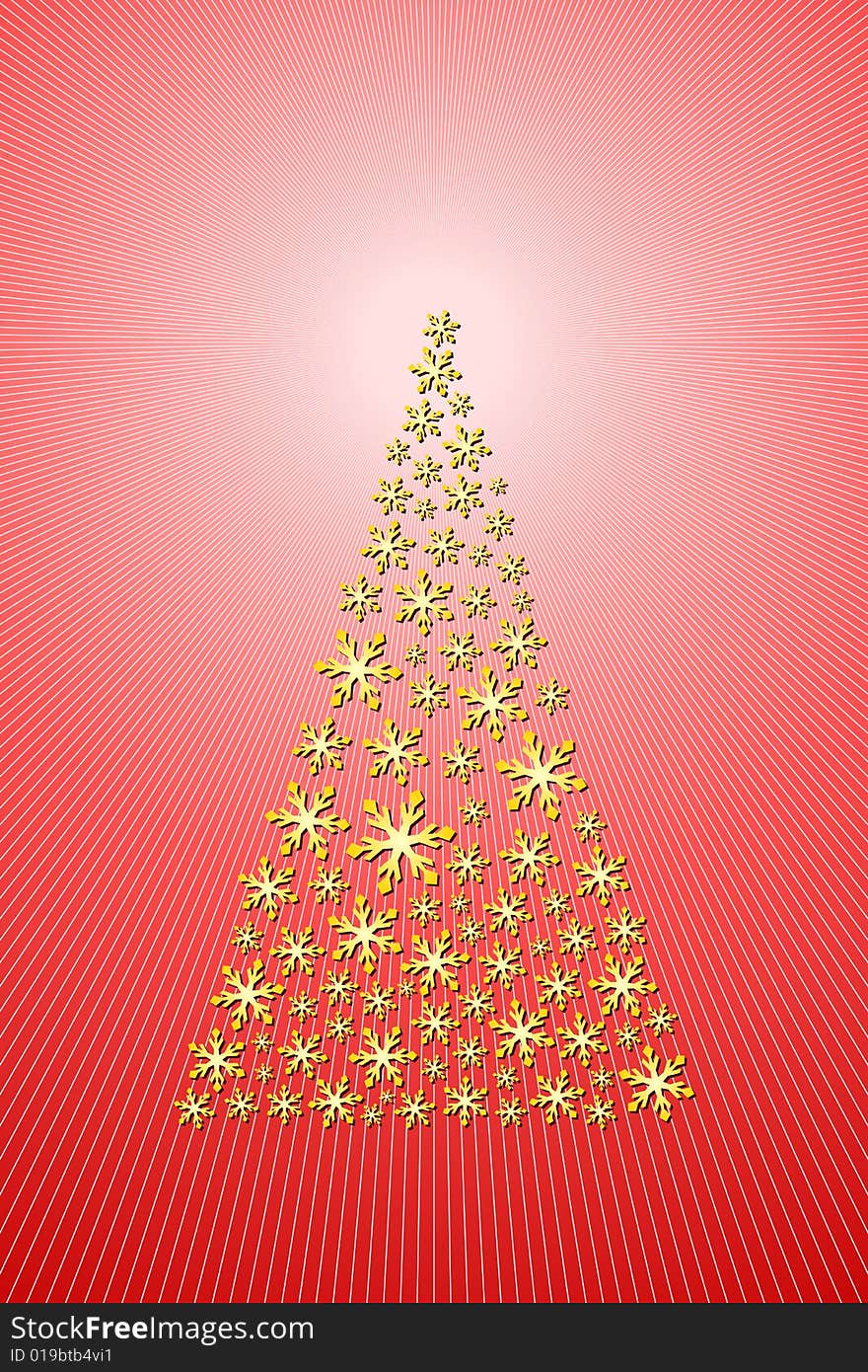 Vector illustration of Christmas Tree