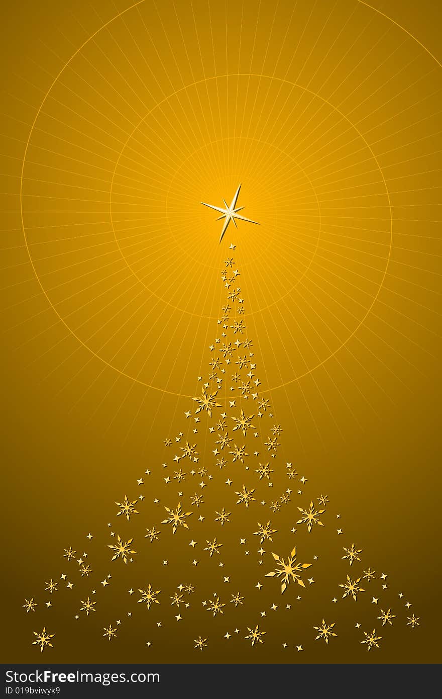 Vector illustration of Christmas Tree