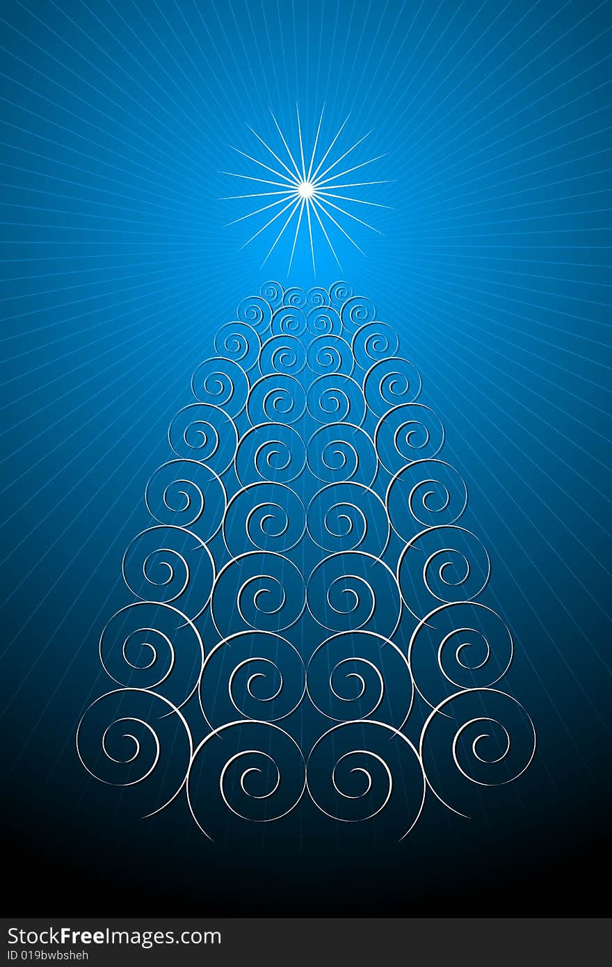 Vector illustration of Christmas Tree