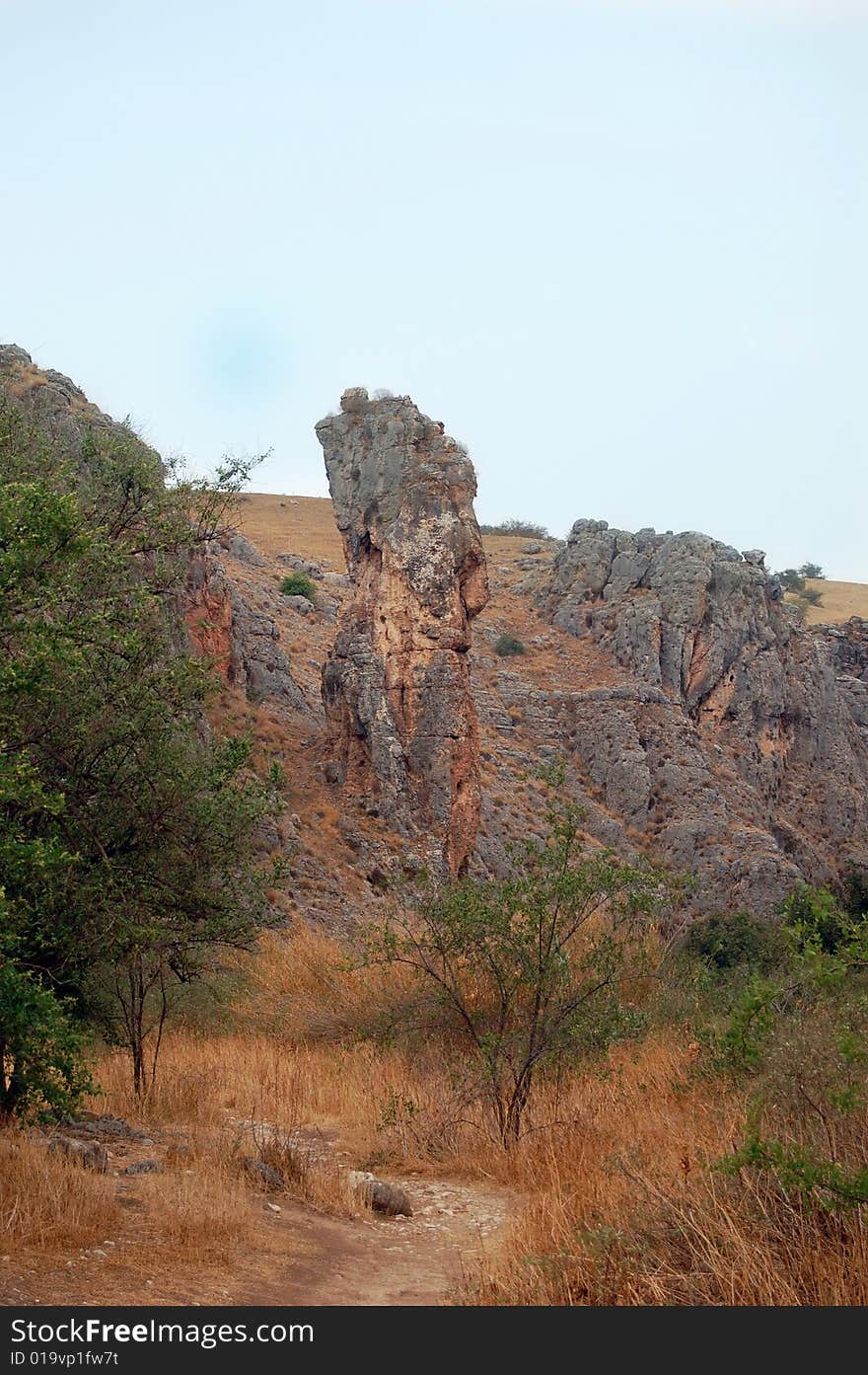 Rock near the Sea of Galilee