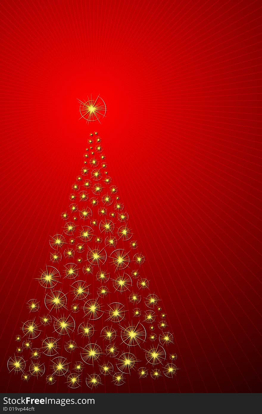 Vector illustration of Christmas Tree