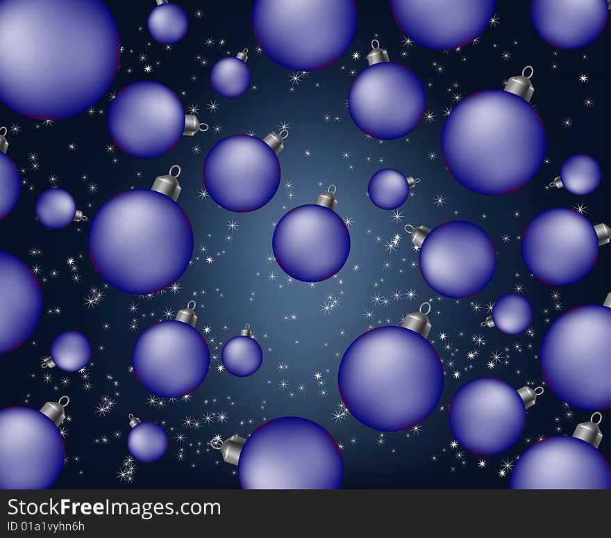 Background with stars, vector illustration