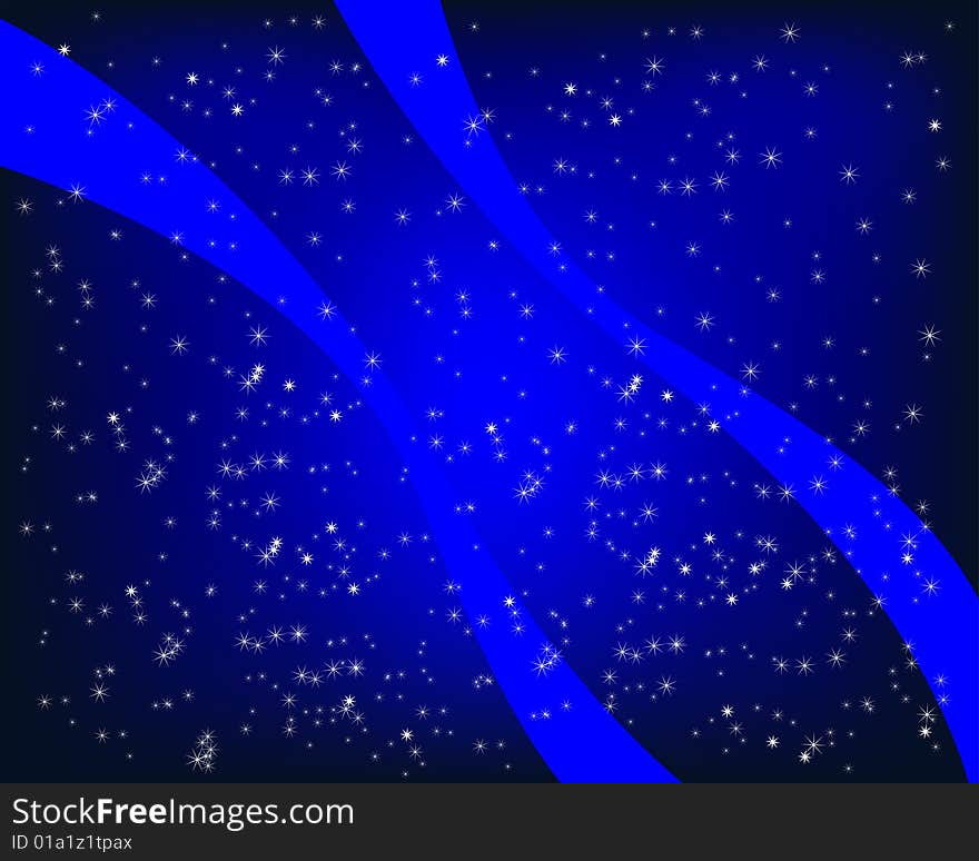 Background with stars