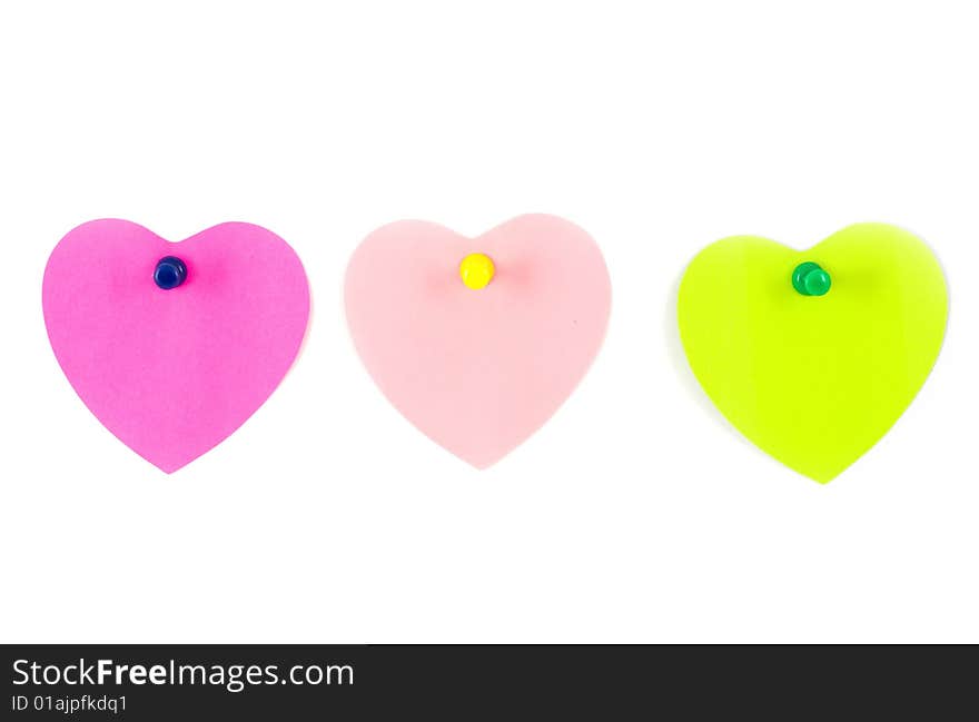 Three stickers  isolated on the white background. Three stickers  isolated on the white background