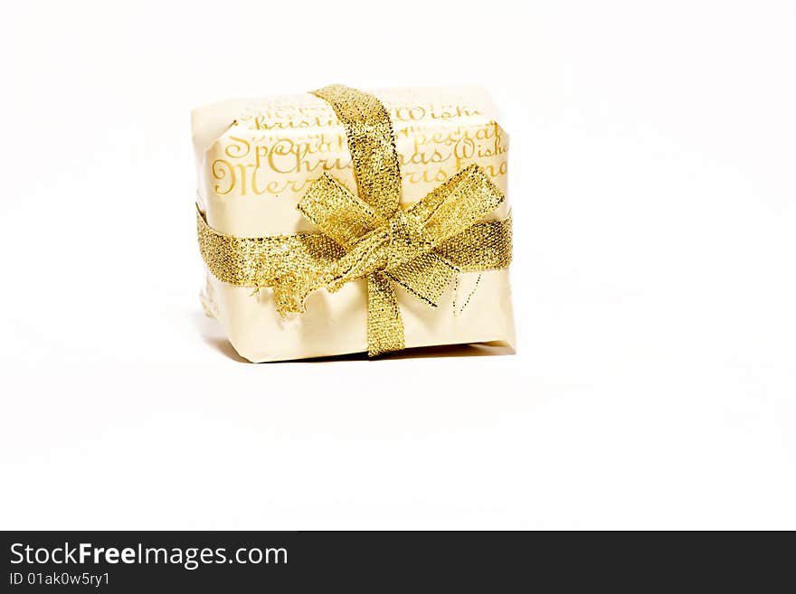 Gift box isolated on white