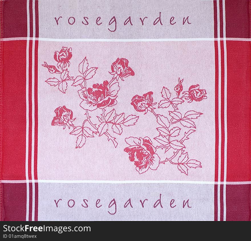 Flowery Kitchen Towel