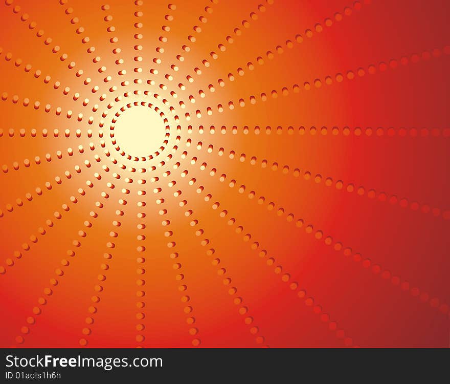 Abstract background, circles, colors, red, yellow, paragraphs color