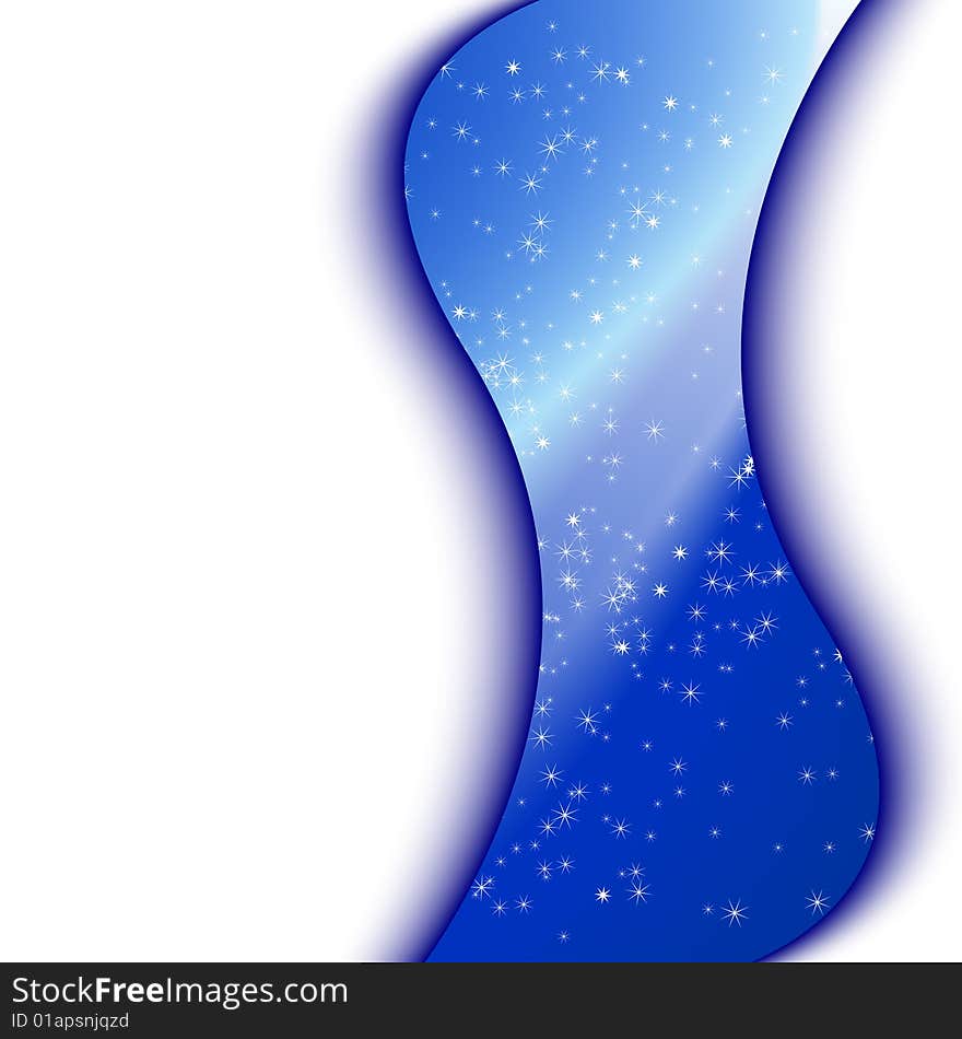 Blue christmas shade, vector illustration