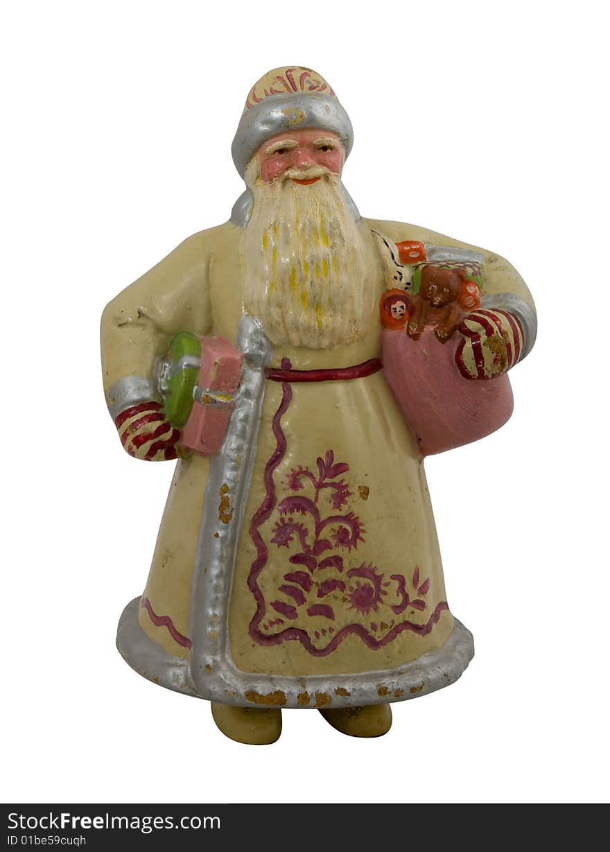 Santa Claus from pape-mashe manufacturing of 50th years of the last century