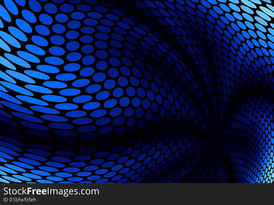 Vector illustration of Abstract Blue