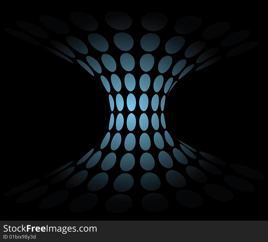 Glow vortex abstract vector background. Glow vortex abstract vector background